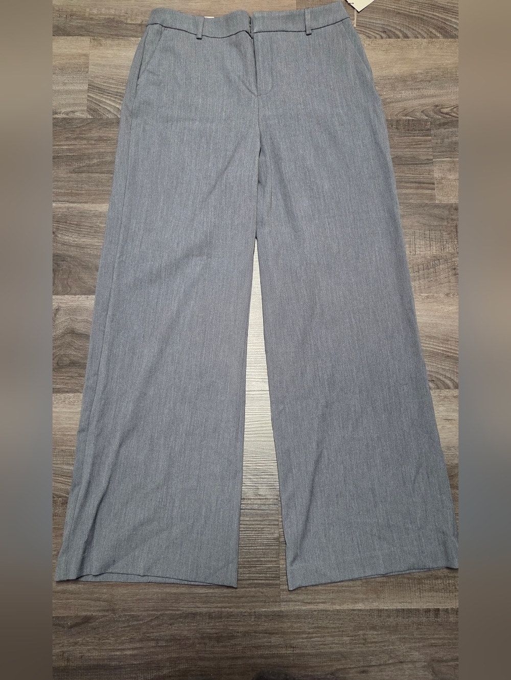 Light Gray Wide Leg Dress Pants